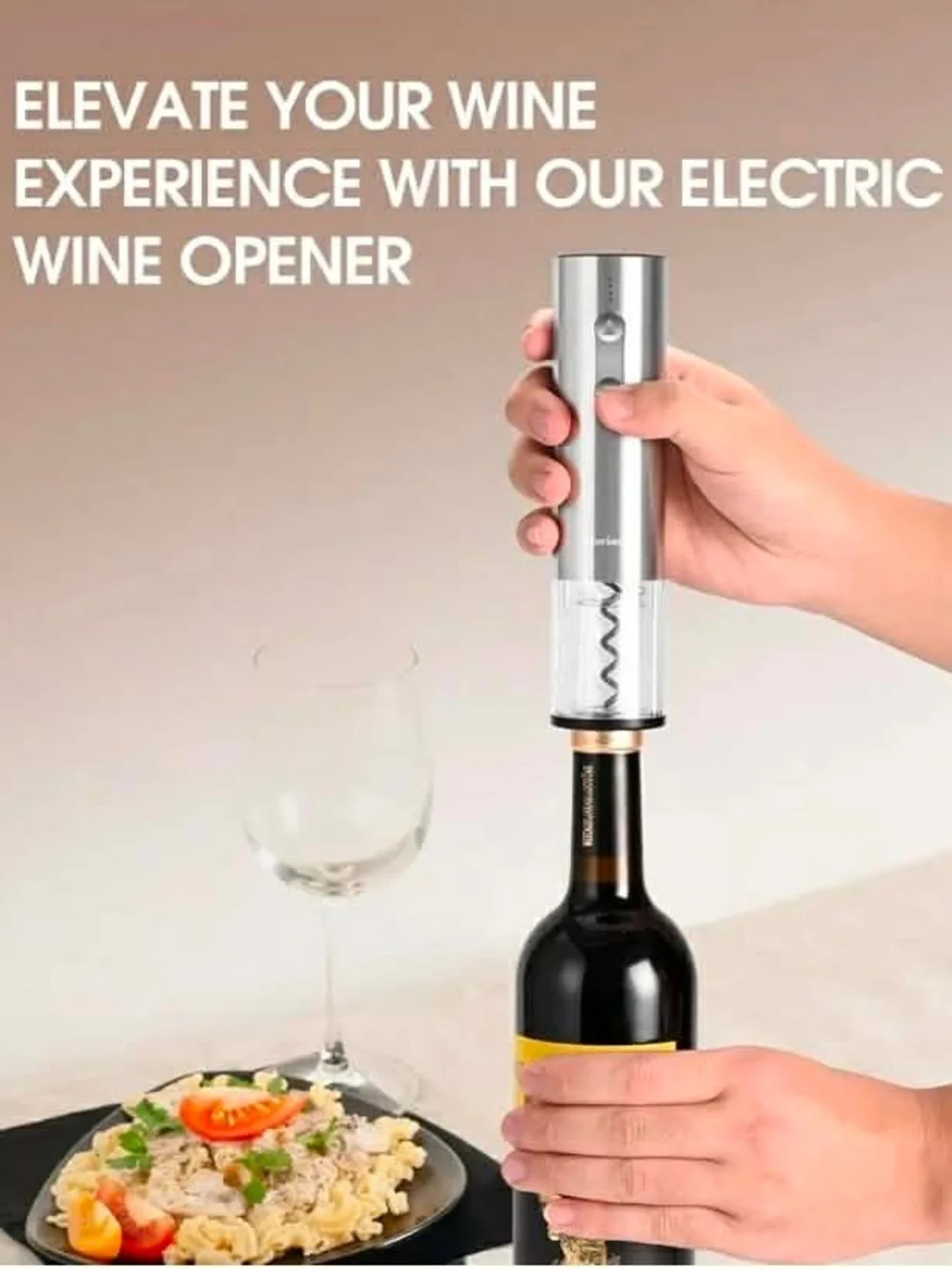 Moriank Wine Gift Set - Silver 6-in-1 Automatic Bottle Opener